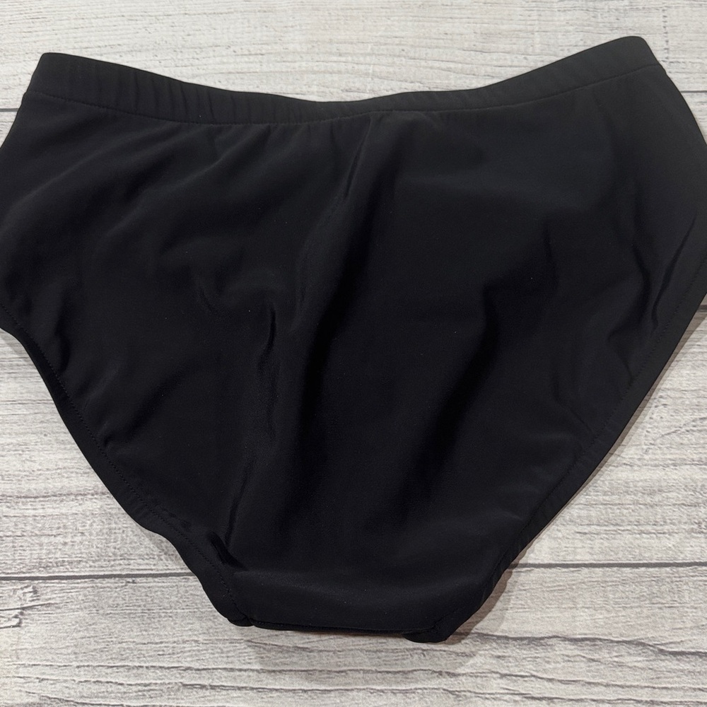 Women’s Black Ruffled Tankini Swimsuit - Picture 7 of 8